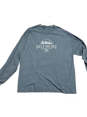 Biltmore Asheville NC Long Sleeve Tee - Heather Gray